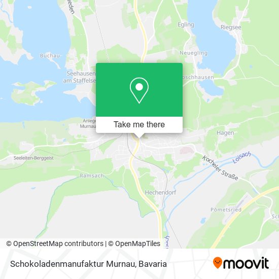 Карта Schokoladenmanufaktur Murnau