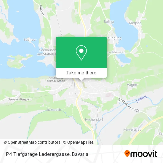 Карта P4 Tiefgarage Lederergasse