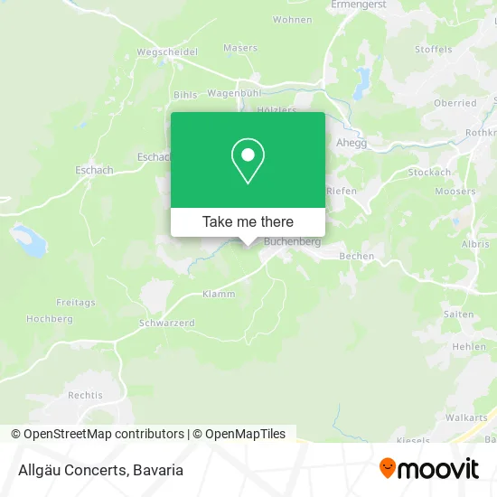 Карта Allgäu Concerts