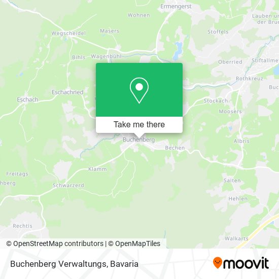 Buchenberg Verwaltungs map