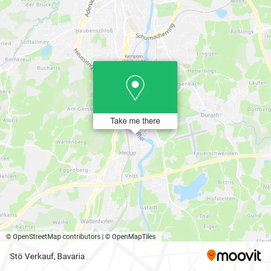 Карта Stö Verkauf