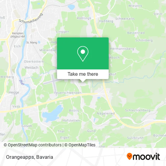 Карта Orangeapps