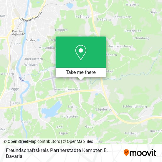 Freundschaftskreis Partnerstädte Kempten E map