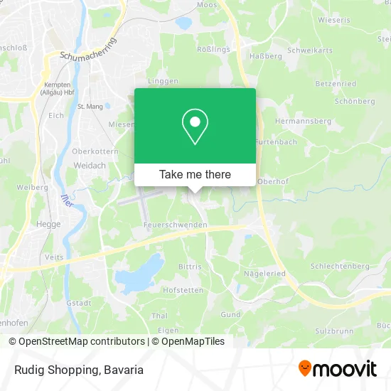 Карта Rudig Shopping