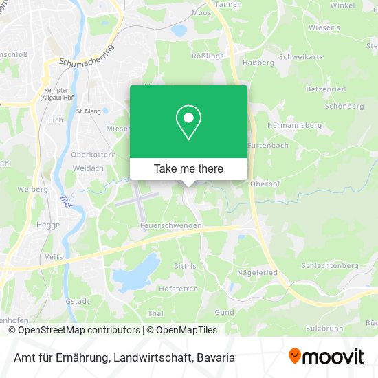Amt für Ernährung, Landwirtschaft map