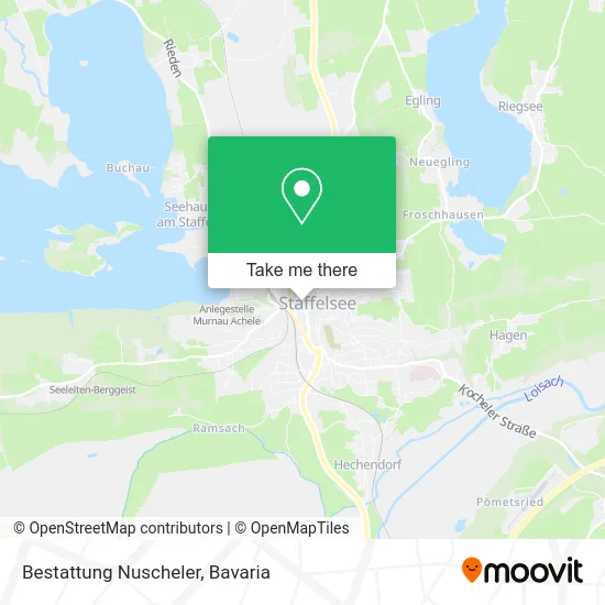 Карта Bestattung Nuscheler