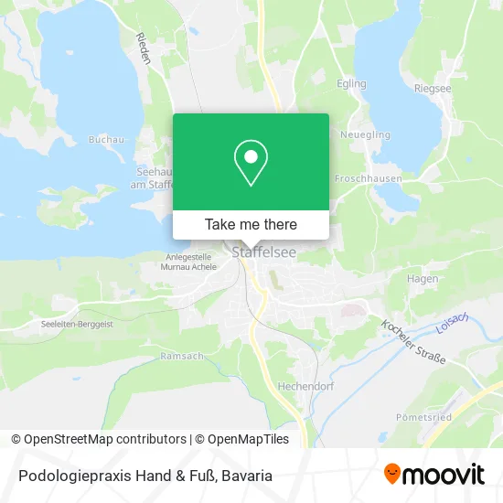 Карта Podologiepraxis Hand & Fuß