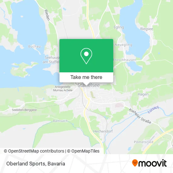 Карта Oberland Sports