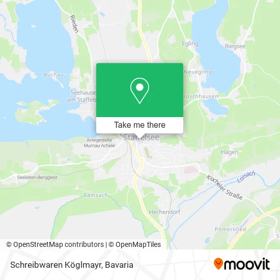 Карта Schreibwaren Köglmayr