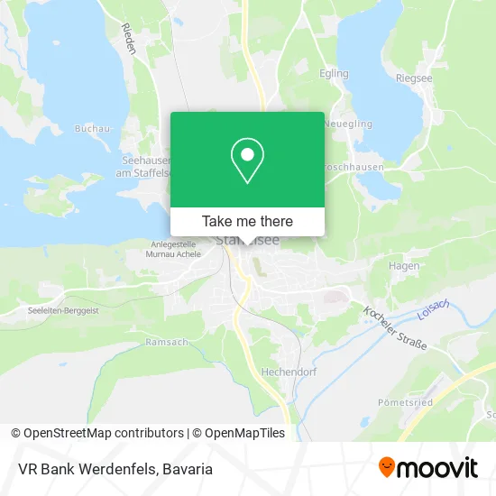 Карта VR Bank Werdenfels