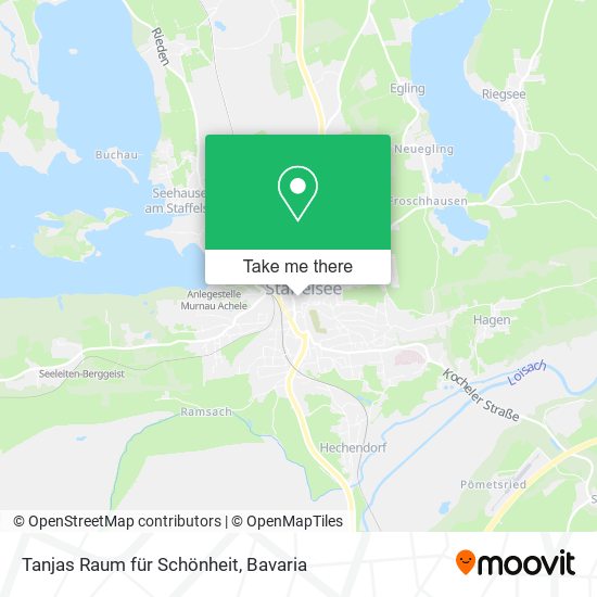 Tanjas Raum für Schönheit map