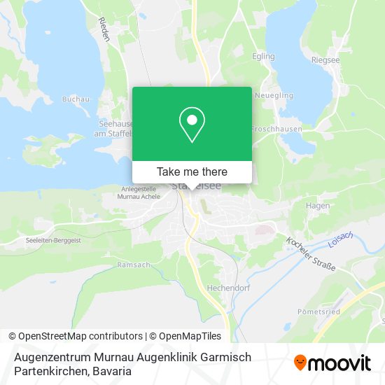 Augenzentrum Murnau Augenklinik Garmisch Partenkirchen map