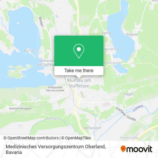 Карта Medizinisches Versorgungszentrum Oberland