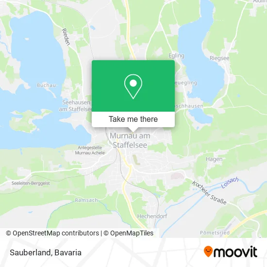 Карта Sauberland