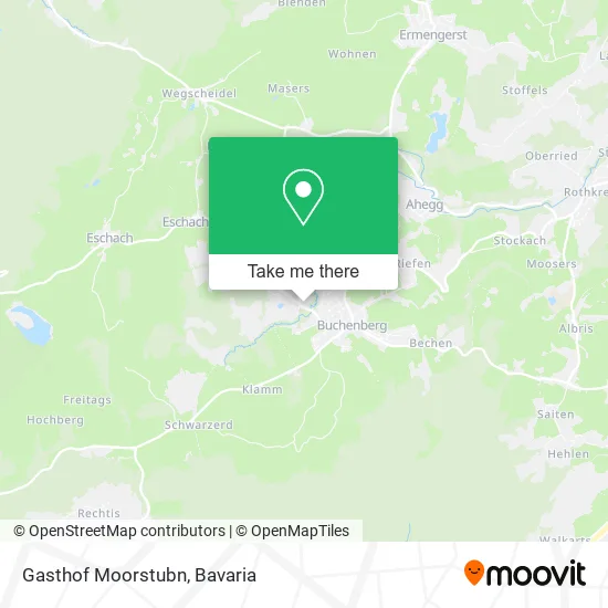 Карта Gasthof Moorstubn