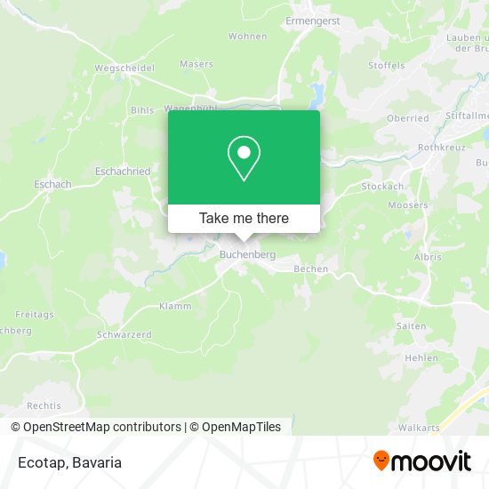 Ecotap map