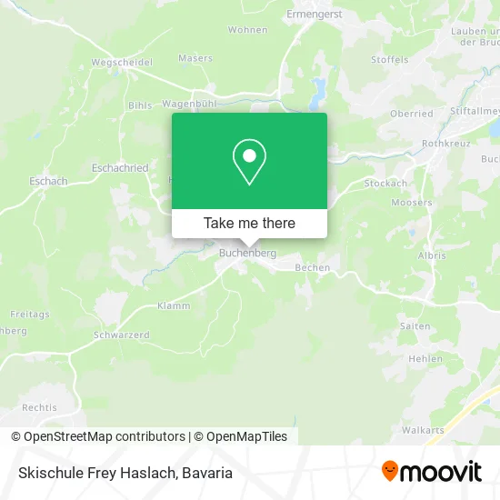Карта Skischule Frey Haslach