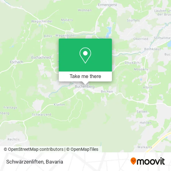 Карта Schwärzenliften