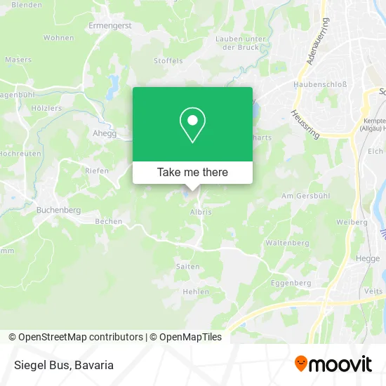 Карта Siegel Bus
