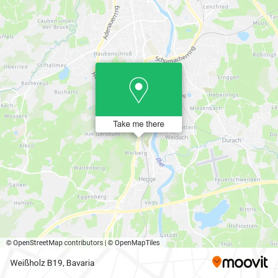 Карта Weißholz B19