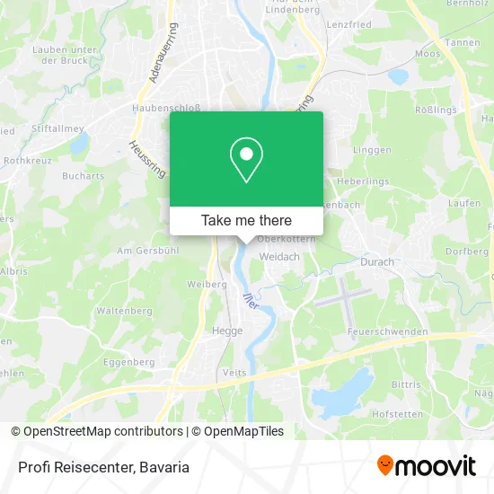 Карта Profi Reisecenter
