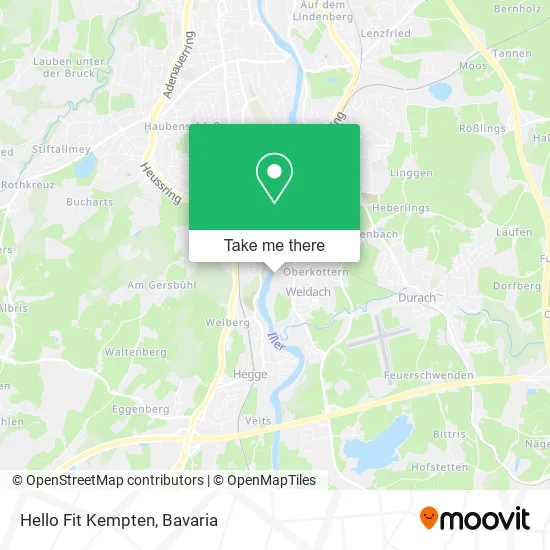 Карта Hello Fit Kempten