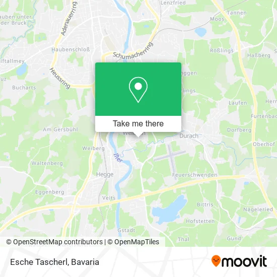 Карта Esche Tascherl