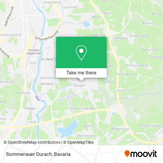Карта Sommerauer Durach