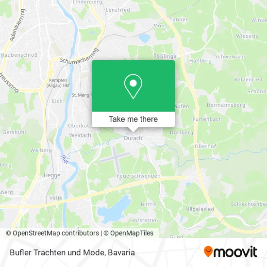 Карта Bufler Trachten und Mode