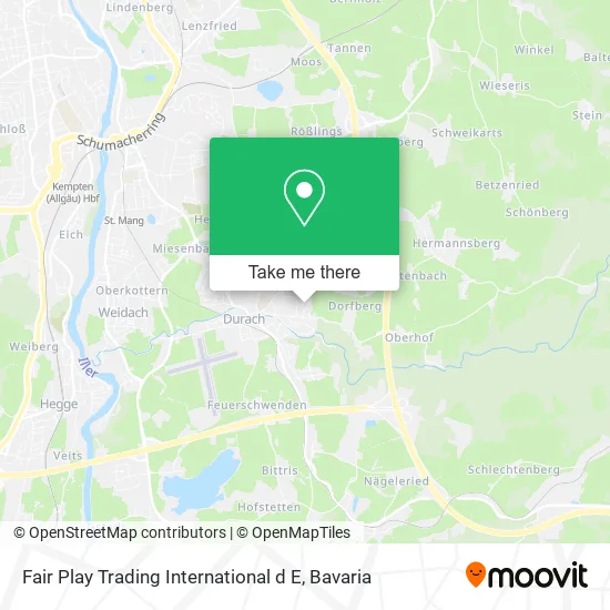 Карта Fair Play Trading International d E