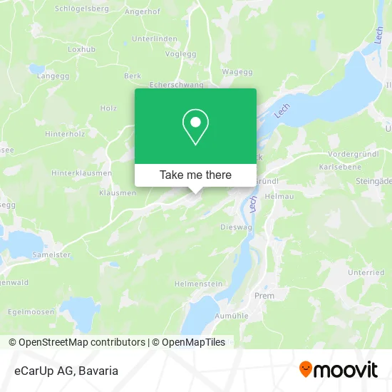 Карта eCarUp AG