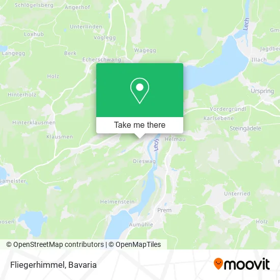 Карта Fliegerhimmel