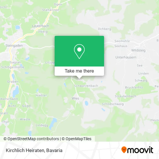 Kirchlich Heiraten map