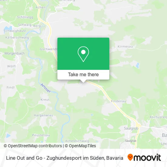 Карта Line Out and Go - Zughundesport im Süden