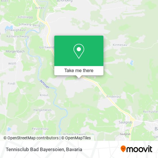 Tennisclub Bad Bayersoien map