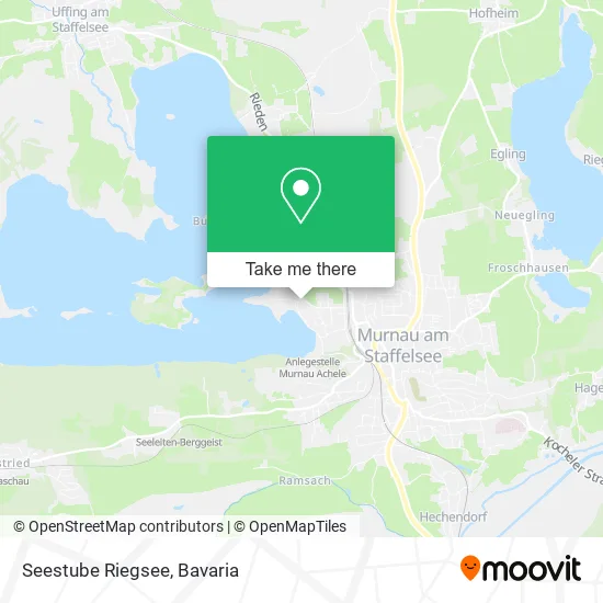 Карта Seestube Riegsee