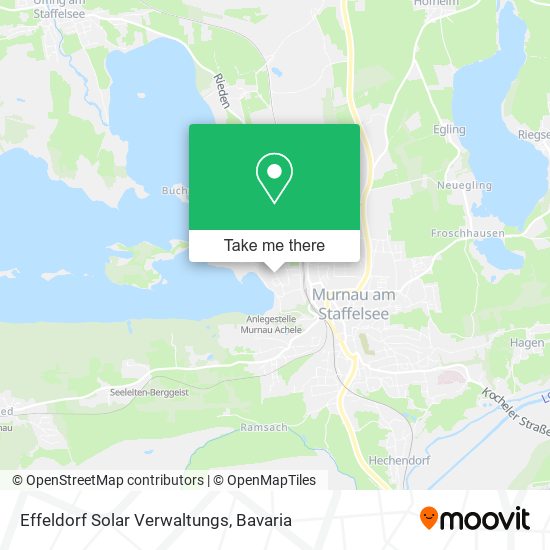 Effeldorf Solar Verwaltungs map