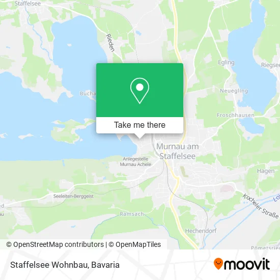 Карта Staffelsee Wohnbau