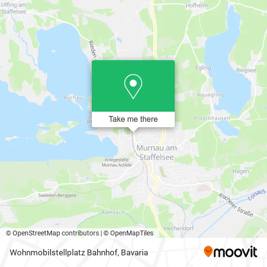 Карта Wohnmobilstellplatz Bahnhof