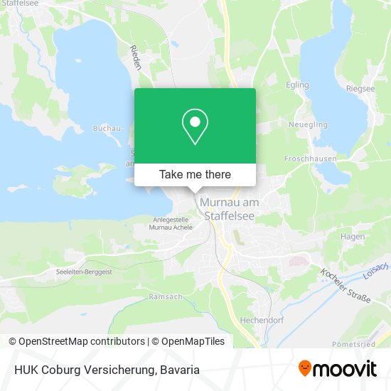 HUK Coburg Versicherung map