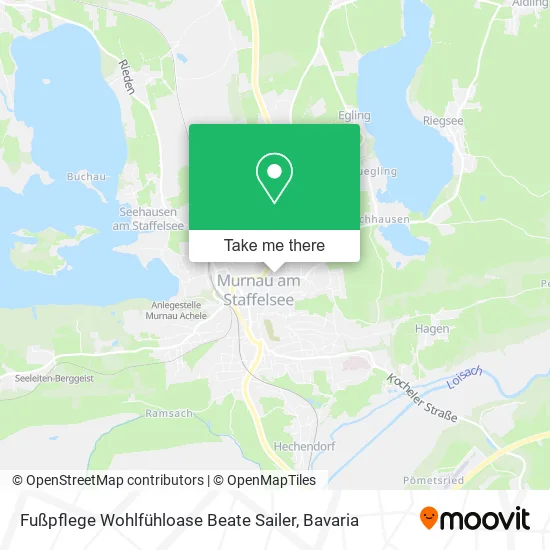 Карта Fußpflege Wohlfühloase Beate Sailer