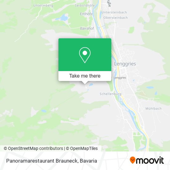 Panoramarestaurant Brauneck map