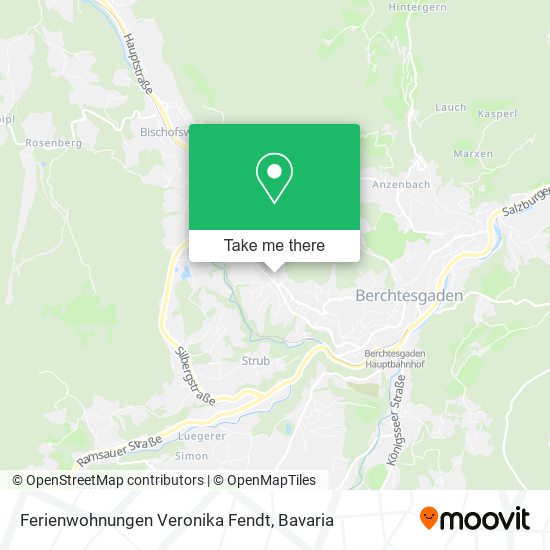 Ferienwohnungen Veronika Fendt map