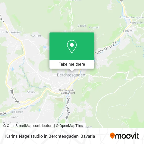 Карта Karins Nagelstudio in Berchtesgaden