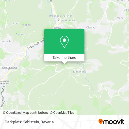 Карта Parkplatz Kehlstein