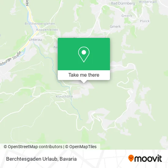 Карта Berchtesgaden Urlaub