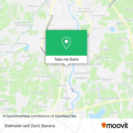 Карта Bielmeier und Zech