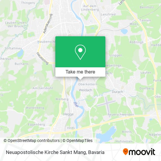 Neuapostolische Kirche Sankt Mang map