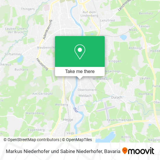 Карта Markus Niederhofer und Sabine Niederhofer