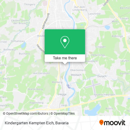 Kindergarten Kempten Eich map